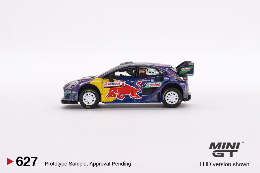 1/64 MiniGT Ford Puma Rally1 #42 (M-Sport Ford WRT 2022 Rally Italia Sardegna 2nd Place) (MGT00627)