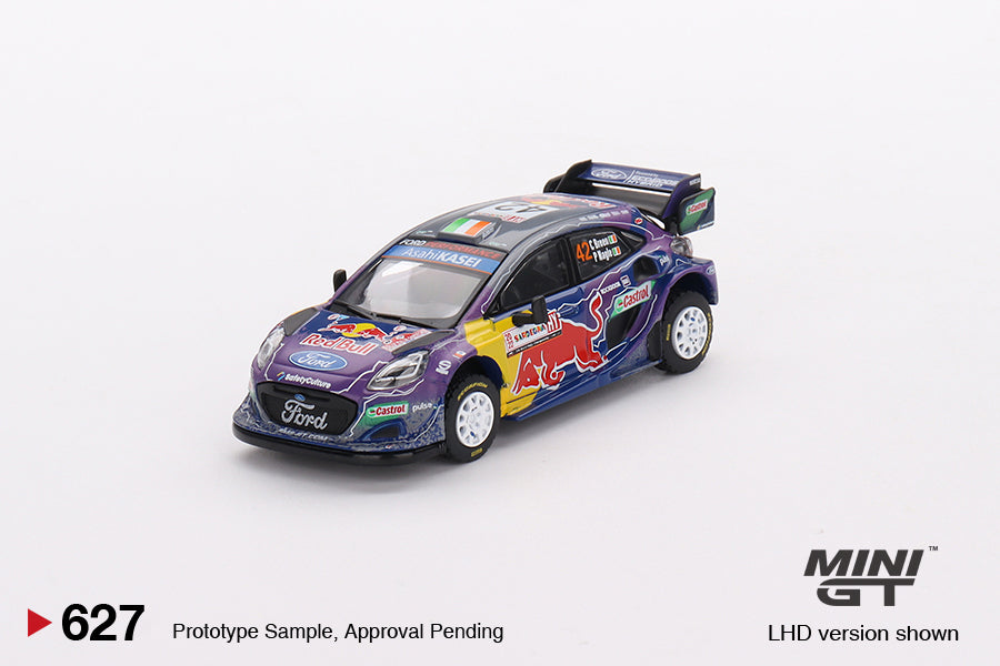 1/64 MiniGT Ford Puma Rally1 #42 (M-Sport Ford WRT 2022 Rally Italia Sardegna 2nd Place) (MGT00627)