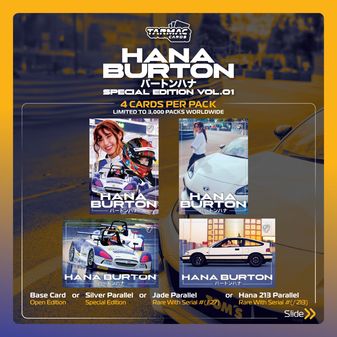 Tarmac Cards Hana Burton Special Edition Volume 01 (Limited to 3000 packs worldwide)