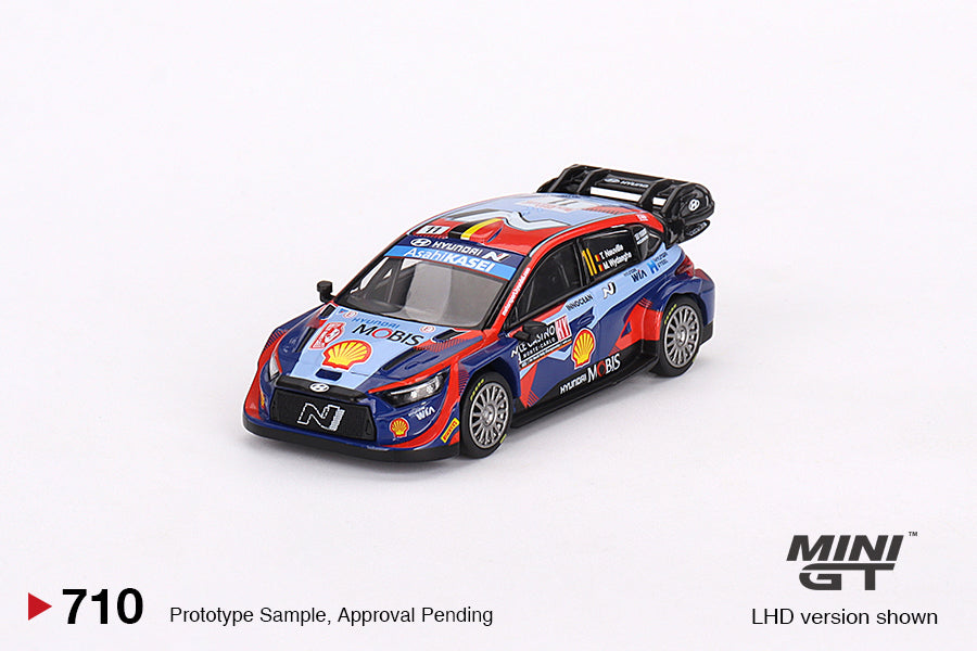 1/64 MiniGT Hyundai i20 N Rally1 Hybrid #11 (2023 Rally Monte Carlo 3rd Place) (MGT00710)