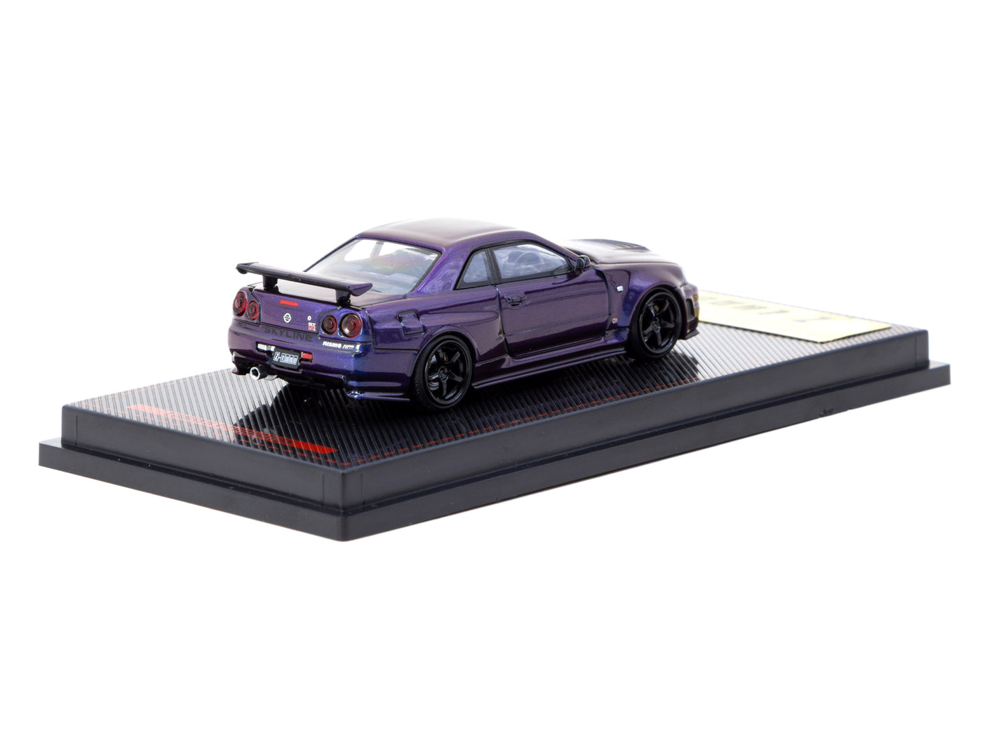 1/64 Tarmac Works x Ignition Model Nismo R34 GT-R Z-Tune (Metallic Purple)