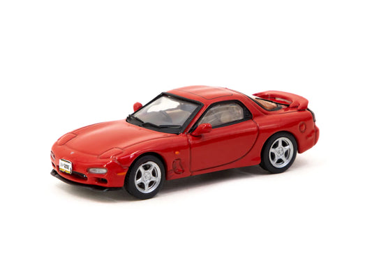 1/64 Tarmac Works x J Collection x Student Driver Mazda RX-7 FD3S (Red) (Chance of Chase Car)