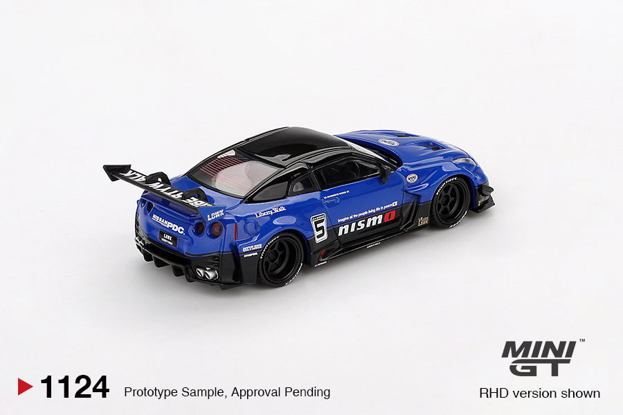 1/64 MiniGT LB-Silhouette WORKS GT NISSAN 35GT-RR Ver.2 (Blue) (MGT01124)
