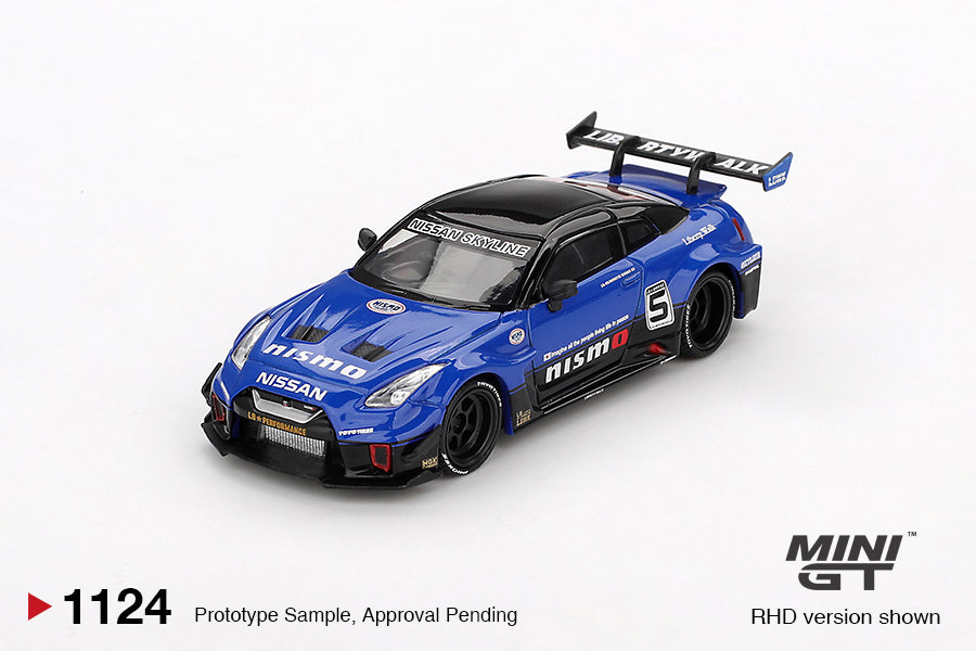 1/64 MiniGT LB-Silhouette WORKS GT NISSAN 35GT-RR Ver.2 (Blue) (MGT01124)