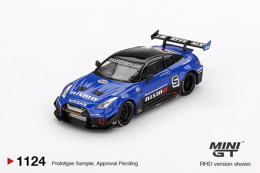 1/64 MiniGT LB-Silhouette WORKS GT NISSAN 35GT-RR Ver.2 (Blue) (MGT01124)