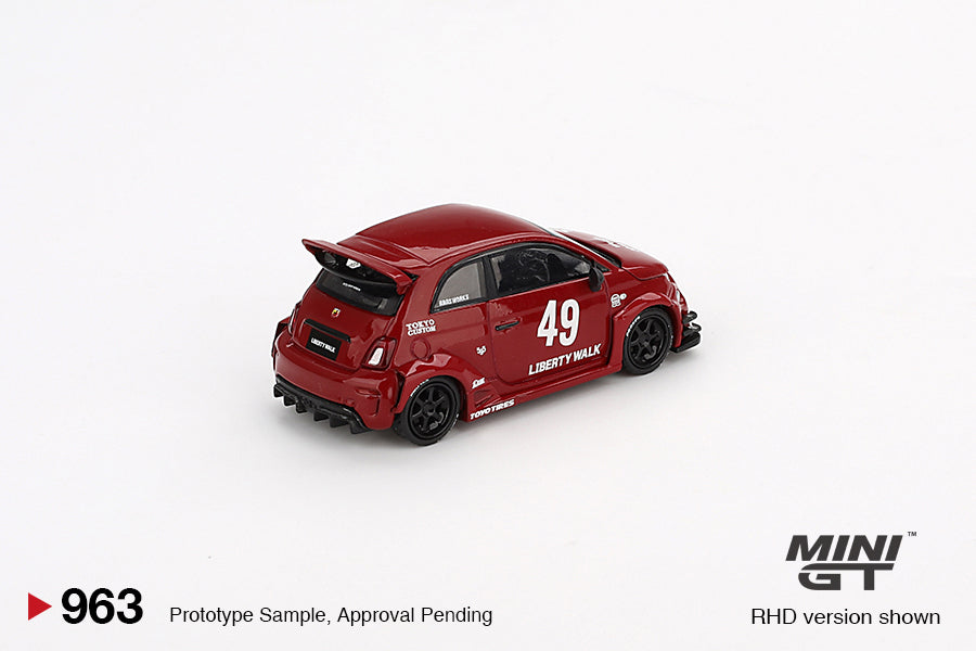 1/64 MiniGT LB-WORKS x Abas Works ABARTH 595 (Red) (MGT00963)