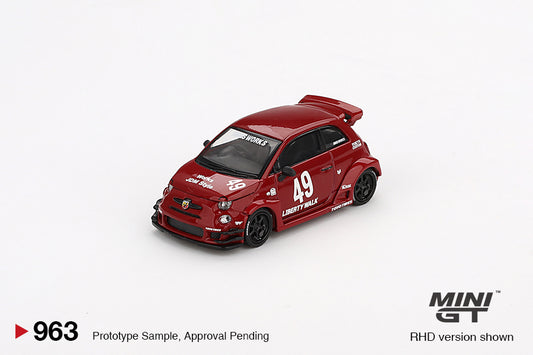 1/64 MiniGT LB-WORKS x Abas Works ABARTH 595 (Red) (MGT00963)