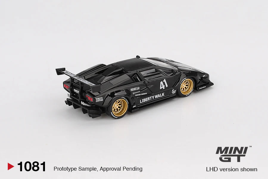1/64 MiniGT Lamborghini Countach LB-WORKS (Black) (MGT01081)