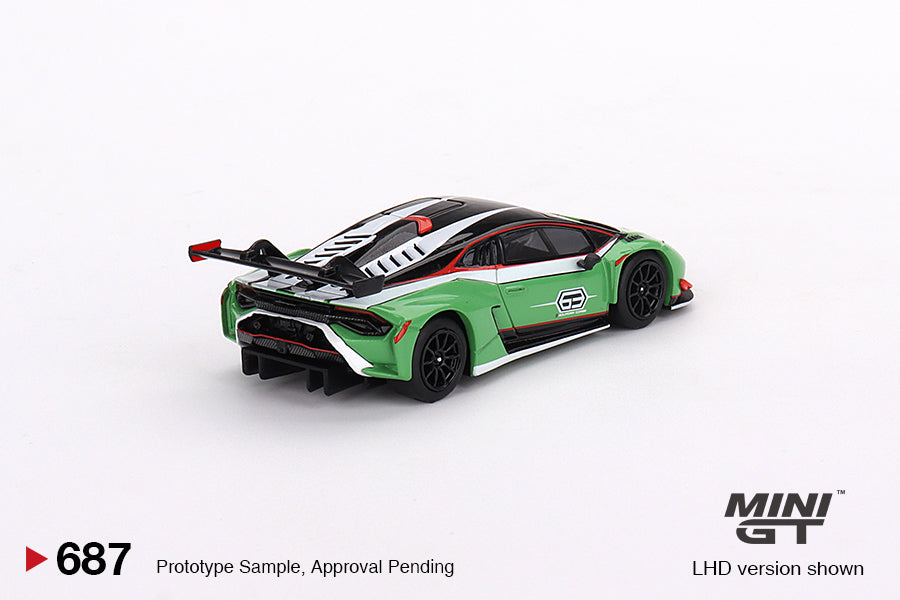 1/64 MiniGT Lamborghini Huracán GT3 EVO2 (Presentation) (MGT00687)