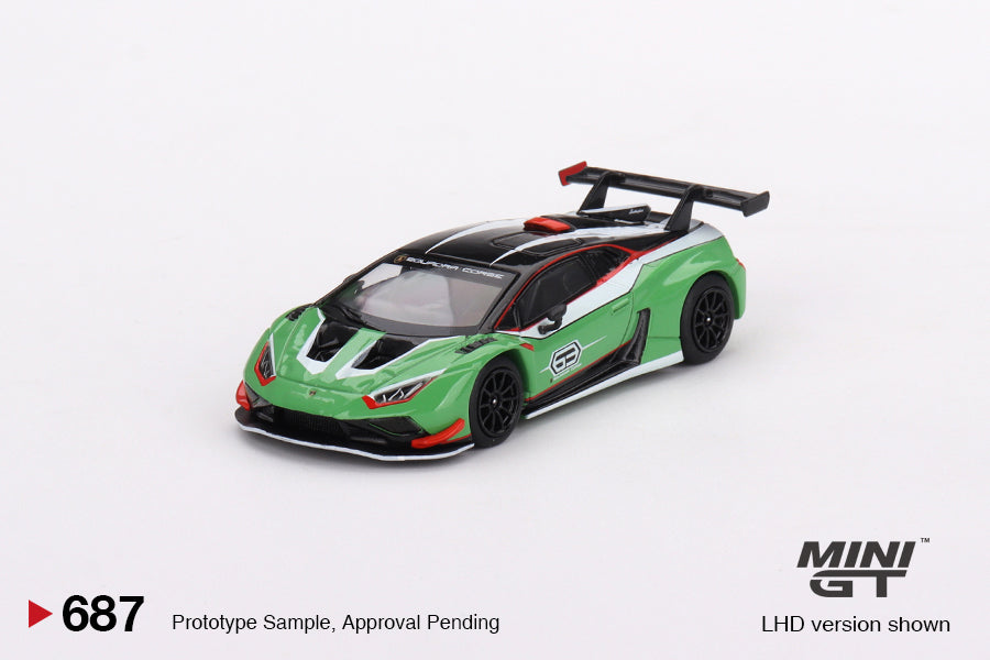 1/64 MiniGT Lamborghini Huracán GT3 EVO2 (Presentation) (MGT00687)