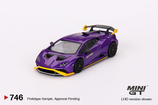 1/64 MiniGT Lamborghini Huracán STO Viola Pasifae (MGT00746) (Blister Pack)