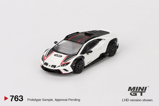 1/64 MiniGT Lamborghini Huracán Sterrato (Bianco Asopo) (MGT00763)