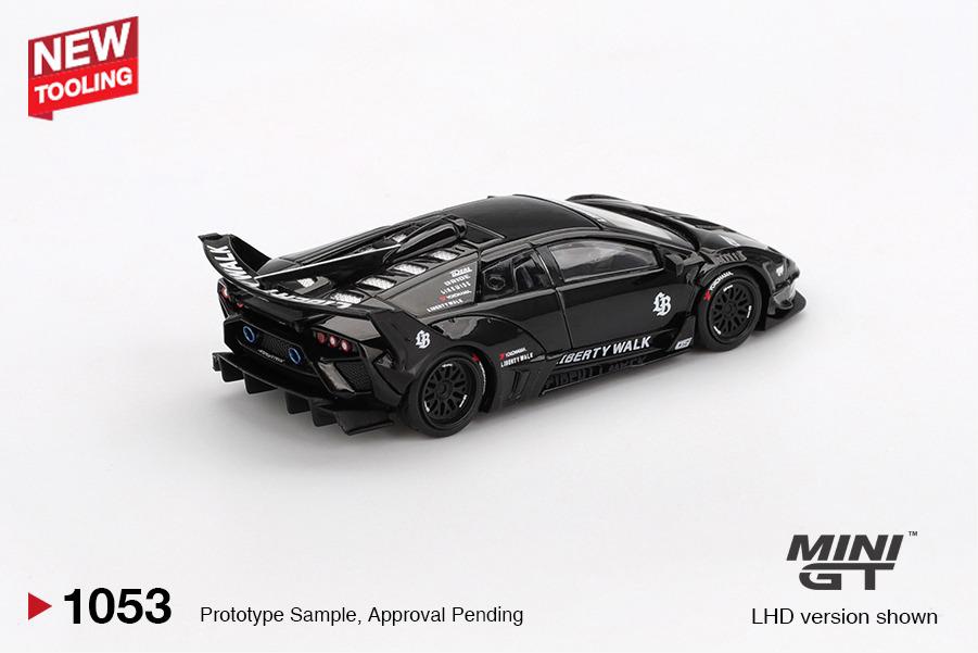 1/64 MiniGT Lamborghini LB-Silhouette WORKS MURCIELAGO GT Evo (Black) (MGT01053)