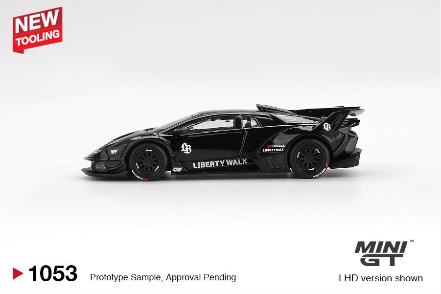 1/64 MiniGT Lamborghini LB-Silhouette WORKS MURCIELAGO GT Evo (Black) (MGT01053)