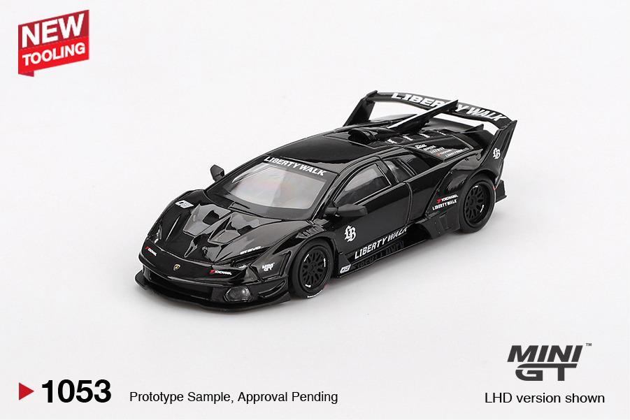 1/64 MiniGT Lamborghini LB-Silhouette WORKS MURCIELAGO GT Evo (Black) (MGT01053)