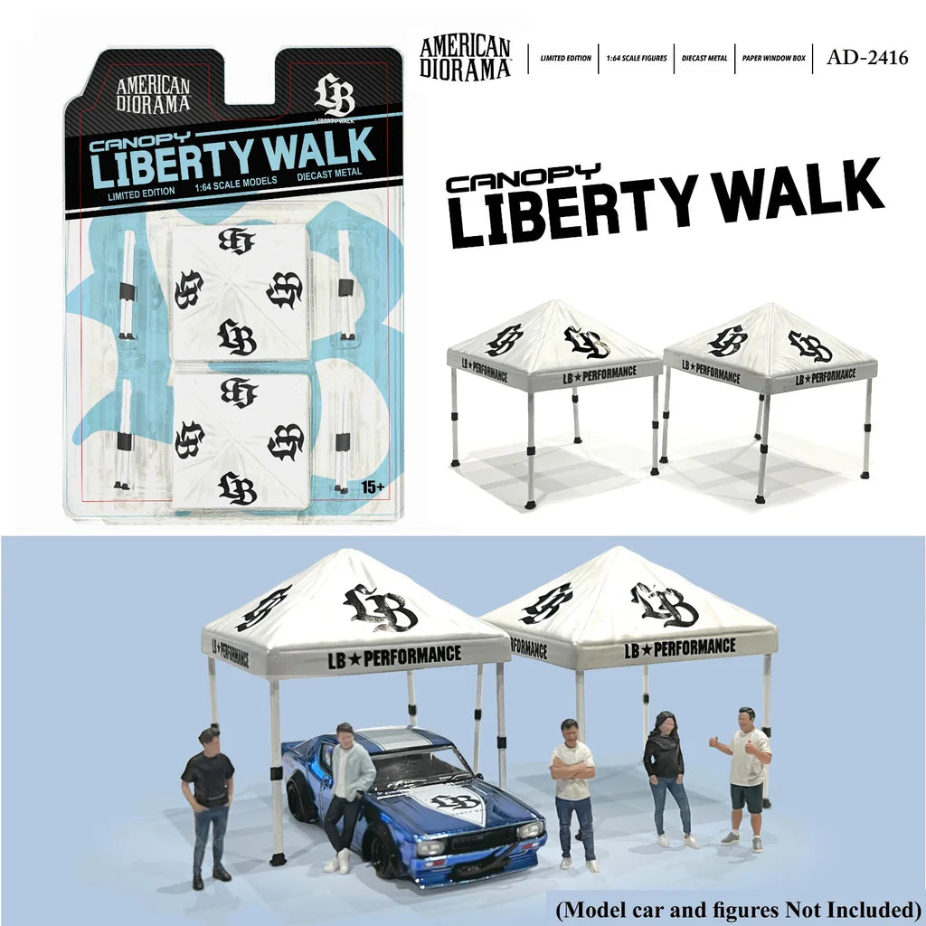 1/64 American Diorama Figurine Set Canopy Liberty Walk (AD-2416)