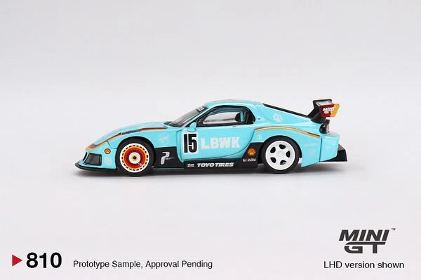 1/64 MiniGT MAZDA RX-7 LB-Super Silhouette Liberty Walk (MGT00810) (Es ...