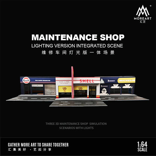 MoreArt Maintenance Shop with LED Lighting