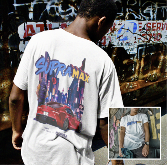 Max Orido x Alpharex SupraMax T-Shirt (White)