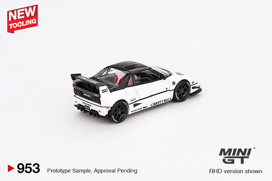 1/64 MiniGT Mazda AZ-1 Liberty Walk LB40 (White 2024 Tokyo Auto Salon) (MGT00953)