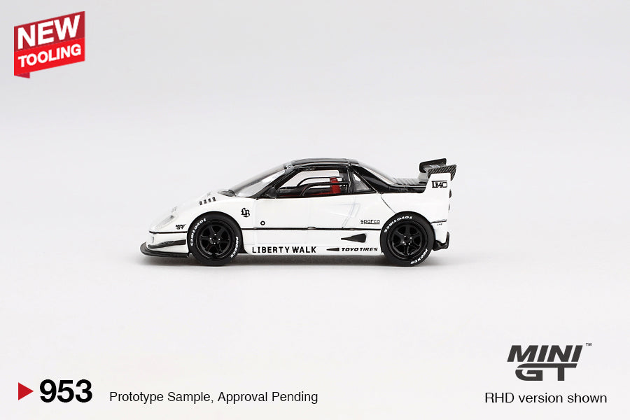 1/64 MiniGT Mazda AZ-1 Liberty Walk LB40 (White 2024 Tokyo Auto Salon) (MGT00953)