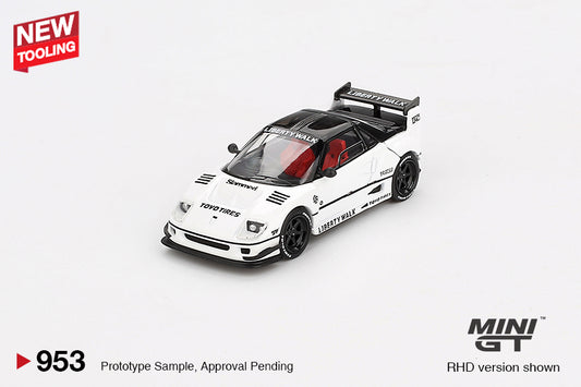 1/64 MiniGT Mazda AZ-1 Liberty Walk LB40 (White 2024 Tokyo Auto Salon) (MGT00953)