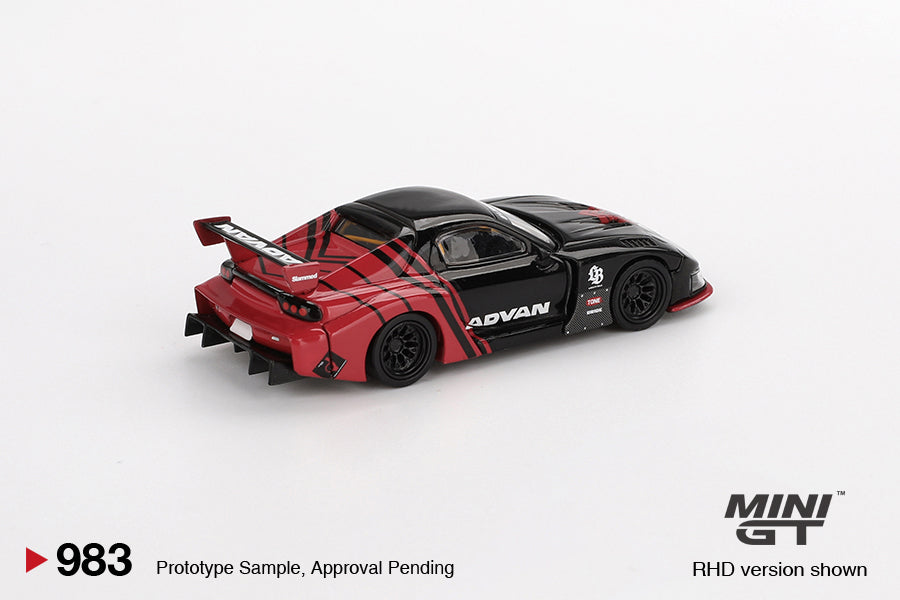 1/64 MiniGT Mazda RX-7 LB-Super Silhouette (Advan) (MGT00983)