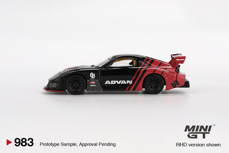 1/64 MiniGT Mazda RX-7 LB-Super Silhouette (Advan) (MGT00983)