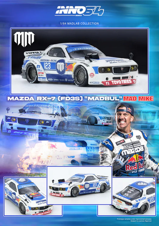 1/64 Inno64 Mazda RX-7 (FD3S) (Madbul Gen7.3)