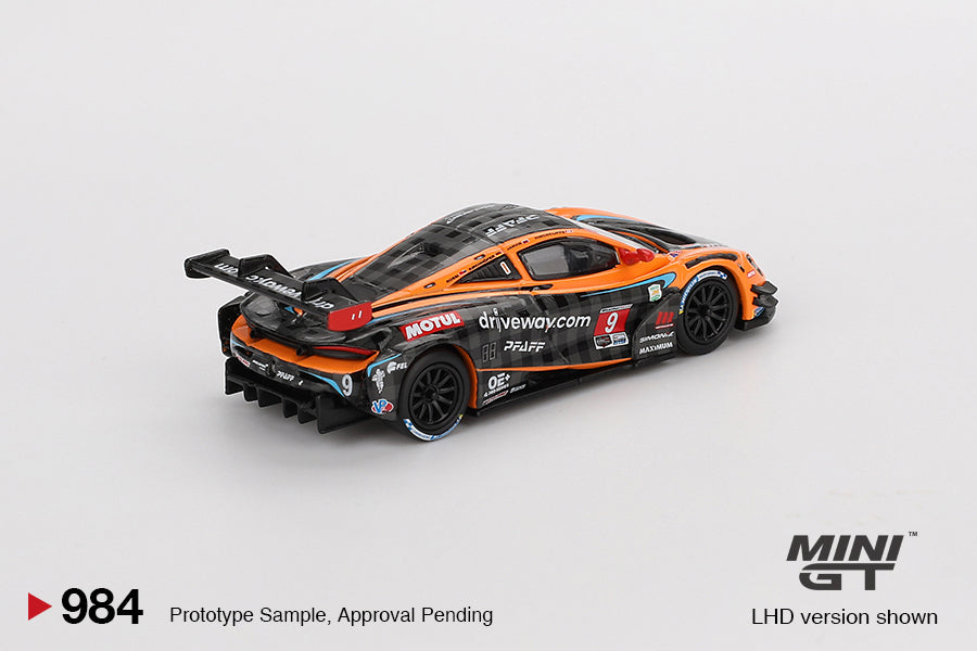 1/64 MiniGT McLaren 720S GT3 Evo Pfaff Motorsports (2024 IMSA Daytona 24 Hrs) (MGT00984)
