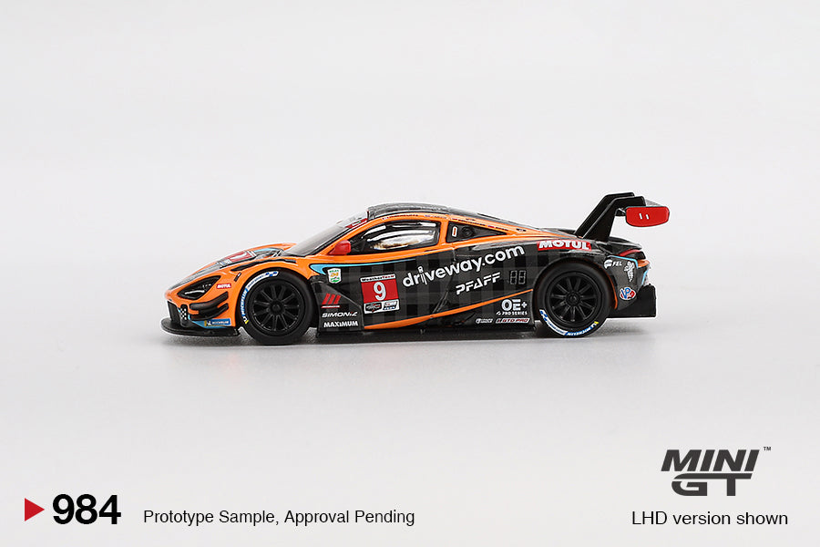 1/64 MiniGT McLaren 720S GT3 Evo Pfaff Motorsports (2024 IMSA Daytona 24 Hrs) (MGT00984)