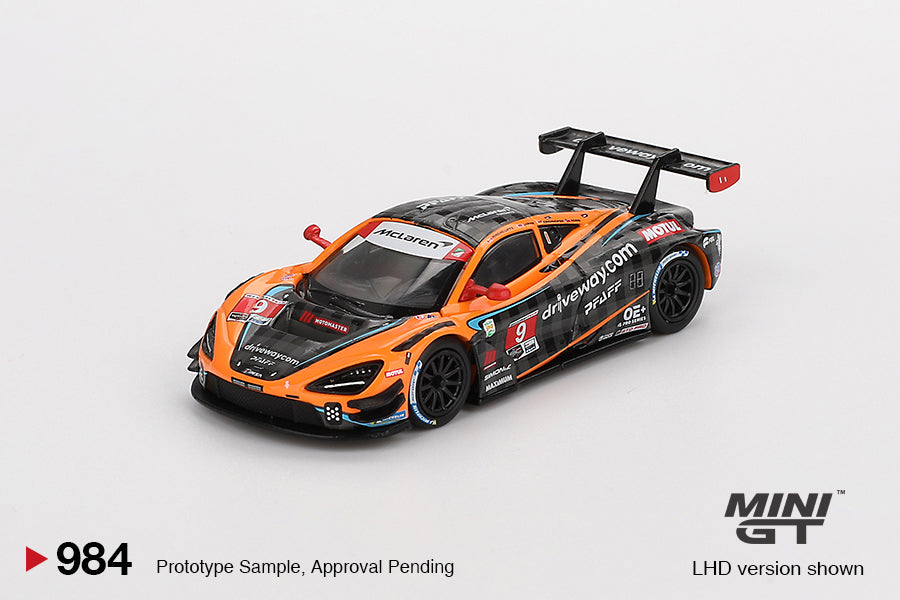 1/64 MiniGT McLaren 720S GT3 Evo Pfaff Motorsports (2024 IMSA Daytona 24 Hrs) (MGT00984)