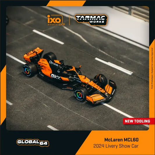 1/64 Tarmac Works x iXO Models McLaren MCL60 2024 Livery Show Car
