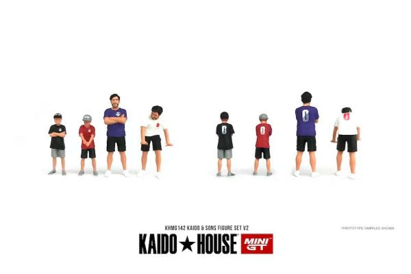 1/64 MiniGT x Kaido House Figurine Set Kaido & Sons V2 (KHMG 142)