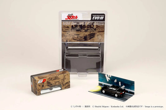 1/64 Hobby Japan Mitsubishi Lancer RS Evolution III / INITIAL D Kyoichi Sudo VS Ryosuke Takahashi