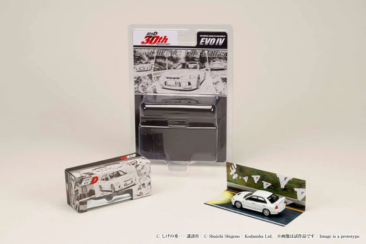 1/64 Hobby Japan Mitsubishi Lancer RS Evolution IV / INITIAL D Seiji Iwaki VS Takumi Fujiwara
