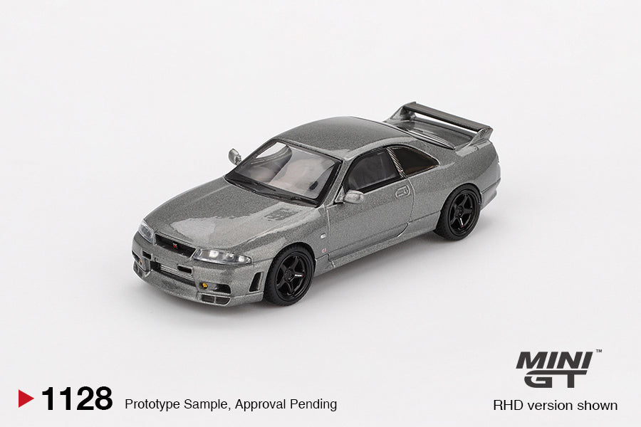 1/64 MiniGT NISSAN Skyline GT-R (Dark Metal Gray NISMO BCNR33 CRS Version) (MGT01128)