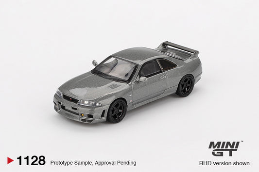 1/64 MiniGT NISSAN Skyline GT-R (Dark Metal Gray NISMO BCNR33 CRS Version) (MGT01128)