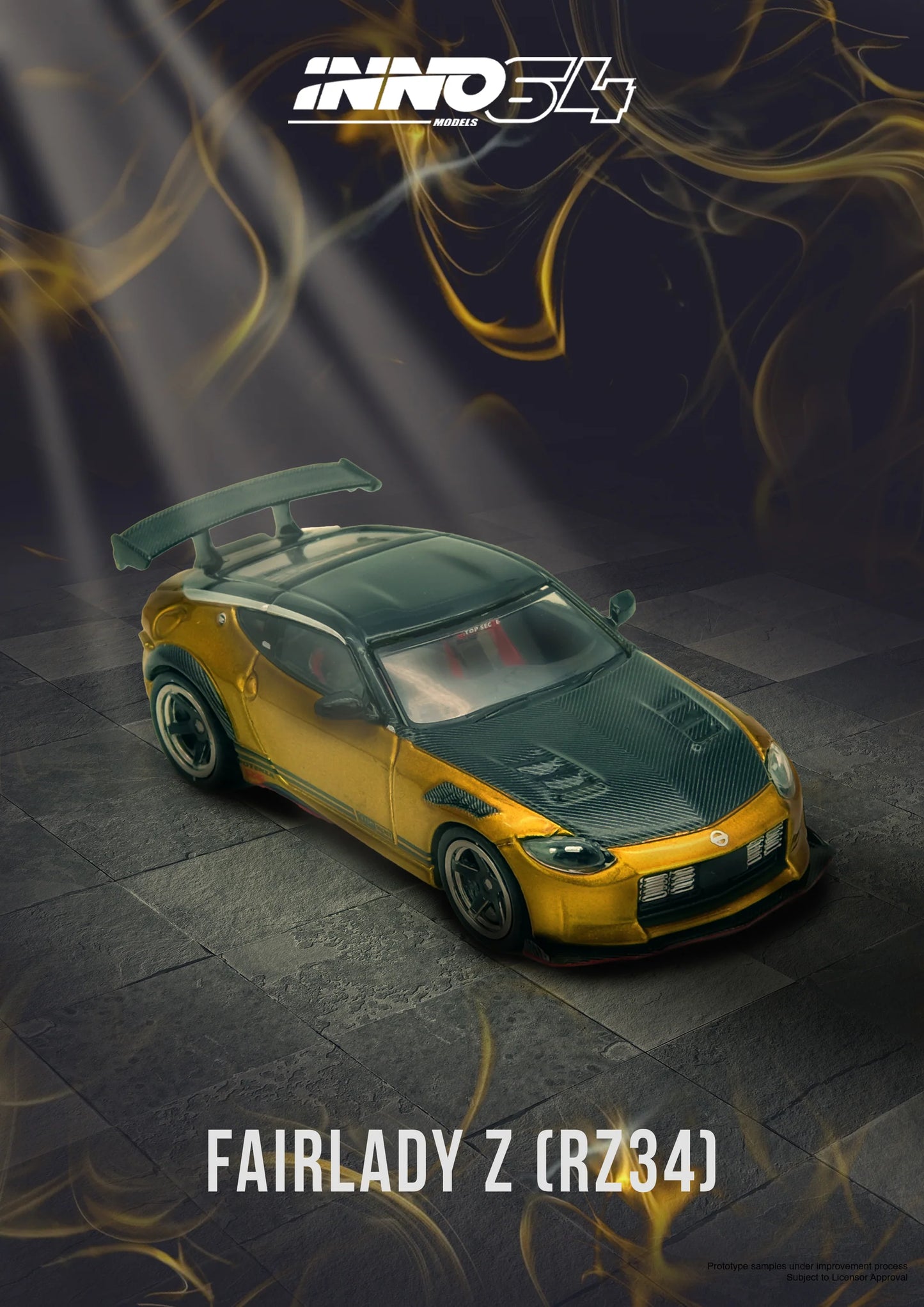 1/64 Inno64 Nissan "Top Secret" Fairlady Z (RZ34) (Gold)