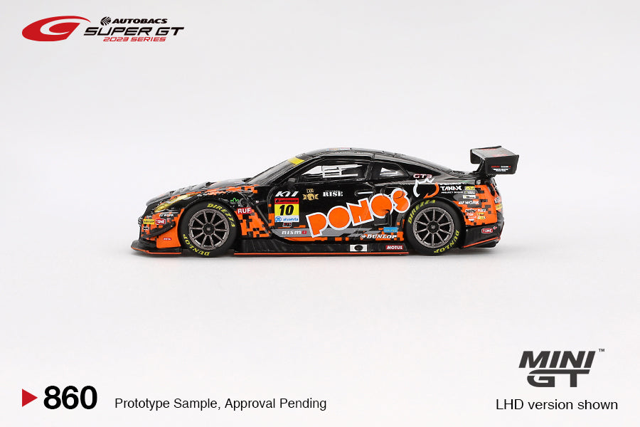 1/64 MiniGT Nissan GT-R NISMO GT3 #10 "PONOS GAINER GT-R" 2023 SUPER GT SERIES (Blister) (MGT00860)