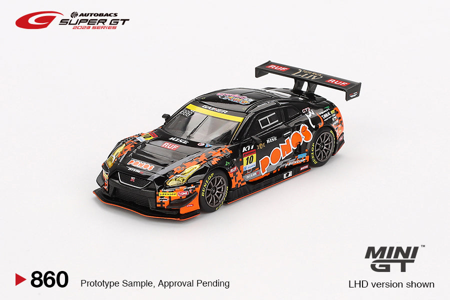 1/64 MiniGT Nissan GT-R NISMO GT3 #10 "PONOS GAINER GT-R" 2023 SUPER GT SERIES (Blister) (MGT00860)