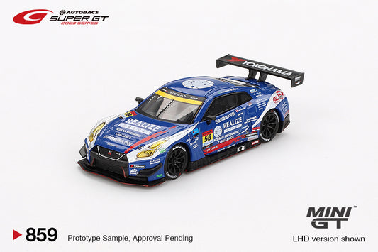 1/64 MiniGT Nissan GT-R NISMO GT3 #56 " REALIZE NISSAN MECHANIC CHALLENGE GT-R" 2023 SUPER GT SERIES (Blister) (MGT00859)