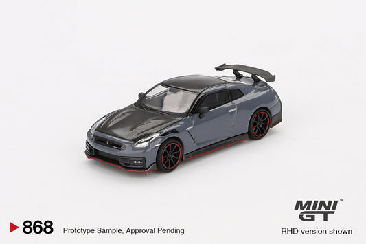 1/64 MiniGT Nissan GT-R Nismo 2024 NISMO (Stealth Gray) (MGT00868)