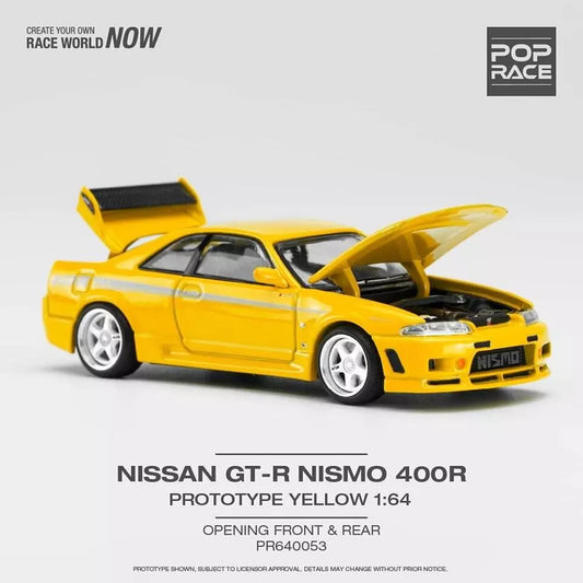 1/64 Pop Race GTR Nismo 400R (Prototype Yellow) (PR64-53)