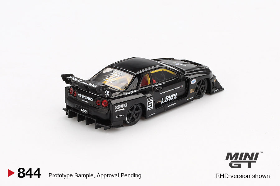 1/64 MiniGT Nissan LB-ER34 Super Silhouette SKYLINE (Black) (MGT00844)