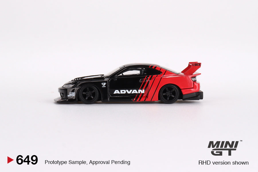 1/64 MiniGT LB Super Silhouette Nissan S15 Silvia Advan (Blister) (Mij ...