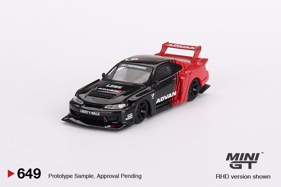 1/64 MiniGT LB Super Silhouette Nissan S15 Silvia Advan (Blister) (Mij ...