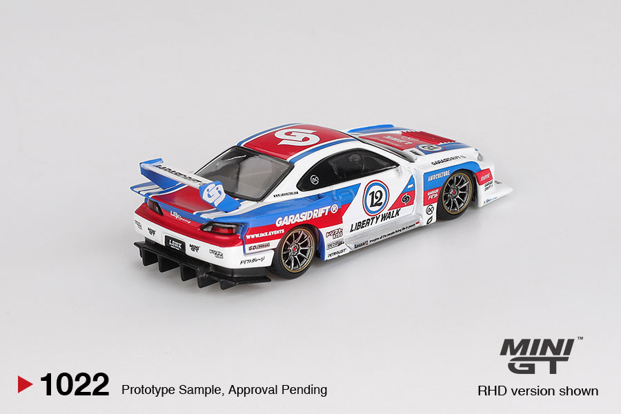 1/64 MiniGT Nissan LB-Super Silhouette S15 SILVIA (GARASIDRIFT x LBWK 2025) (MGT01022)