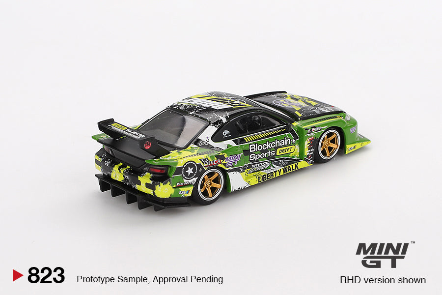 1/64 MiniGT Nissan LB-Super Silhouette S15 SILVIA #555 V2 (2024 Formula Drift Japan) (MGT00823)