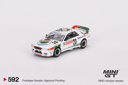 1/64 MiniGT Nissan Skyline GT-R (R32) Gr. A #23 1990 Macau Guia Race Winner (MGT00592)